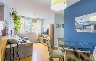 Imagem: O apartamento possui 3 Dormitórios, 2 Banheiros, 1 Vaga na