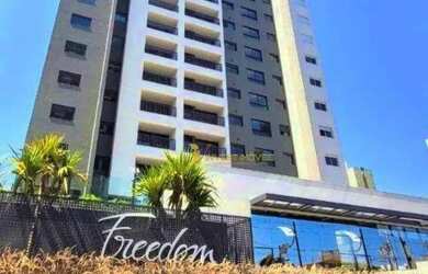 Imagem: O apartamento possui 1 Dormitório, 1 Banheiro, 1 Vaga na garagem