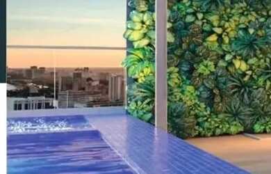 Imagem: O apartamento possui 1 Dormitório, 1 Banheiro, 1 Vaga na garagem