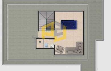 Imagem 8: Casa de condomínio para venda possui 317 metros quadrados com 4 quartos