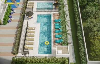 Imagem 2: Lançamento Tatuapé. Piscina, Churrasqueira, Área de serviçoe43m²...