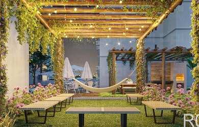 Imagem: O apartamento possui 2 Dormitórios, 1 Banheiro, 1 Vaga na garagem