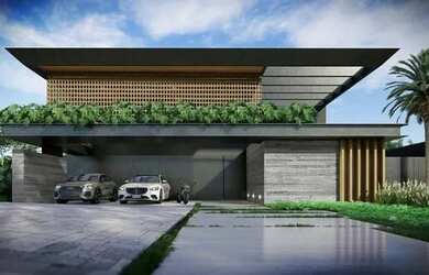 Imagem: A casa em condomínio possui 4 Dormitórios, 5 Banheiros, 4