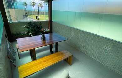 Imagem: O apartamento possui 1 Dormitório, 1 Banheiro, 1 Vaga na garagem