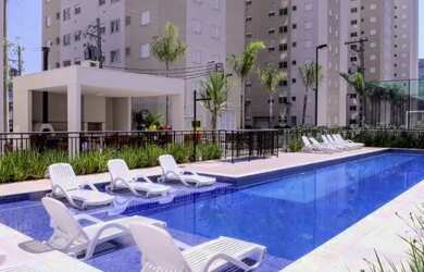 Imagem: O apartamento possui 2 Dormitórios, 1 Banheiro, 1 Vaga na garagem