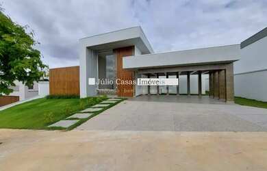 Imagem: A casa em condomínio possui 4 Dormitórios, 5 Banheiros, 5