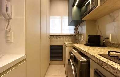 Imagem 15: Apartamento decorado e mobiliado para locação no Ed. Freedom Palhano 1 suíte, 45m² Gleba