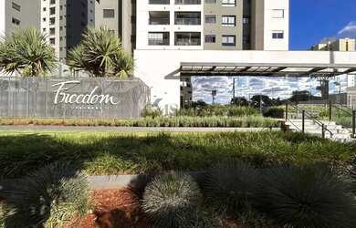 Imagem 2: Apartamento decorado e mobiliado para locação no Ed. Freedom Palhano 1 suíte, 45m² Gleba