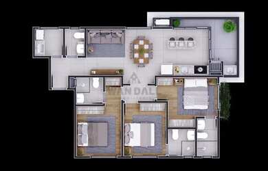 Imagem 12: Apartamentos Com 3 suítes no Sixth Sense Caiobá