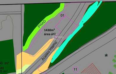 Imagem 7: Terrenos - Linha 40. 3.340m² de Área