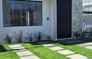 Imagem: A casa em condomínio possui 4 Dormitórios, 5 Banheiros, 3