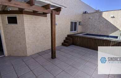 Imagem: O apartamento na cobertura possui 3 Dormitórios, 3 Banheiros