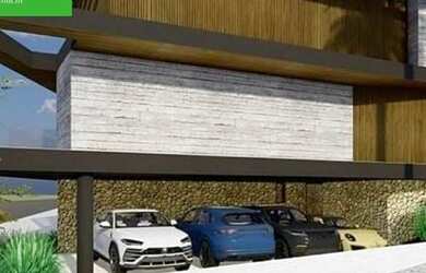 Imagem: A casa em condomínio possui 4 Dormitórios, 5 Banheiros, 3