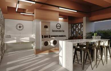 Imagem 11: Libert Miguel Yunes. Churrasqueira, Área de serviço, 34m² de Áreae1...