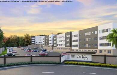 Imagem: O apartamento possui 2 Dormitórios, 1 Banheiro, 1 Vaga na garagem