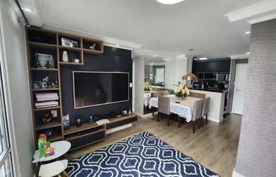 Imagem: O apartamento possui 3 Dormitórios, 2 Banheiros, 2 Vagas na