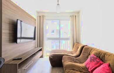 Imagem: O apartamento possui 2 Dormitórios, 1 Banheiro, 1 Vaga na garagem