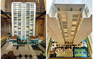 Imagem: O apartamento possui 3 Dormitórios, 5 Banheiros, 3 Vagas na