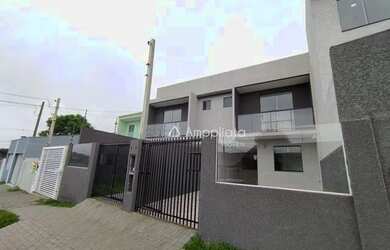 Imagem: A casa possui 3 Dormitórios, 2 Banheiros, 1 Vaga na garagem