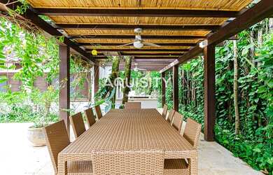 Imagem 5: Belíssima pé na areia à venda na praia do Iporanga Guarujá, 6 suítes,...