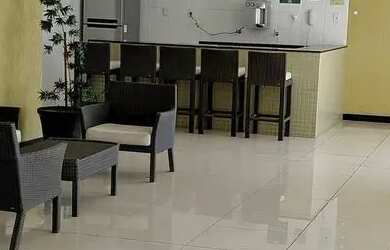 Imagem: O apartamento possui 1 Dormitório, 1 Banheiro, 1 Vaga na garagem