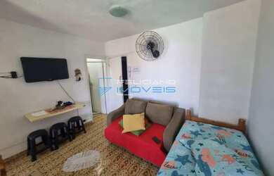 Imagem: A kitnet possui 1 Dormitório, 1 Banheiro, 1 Vaga na garagem