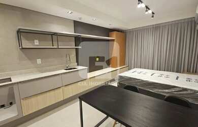 Imagem: O studio possui 1 Dormitório, 1 Banheiro, 40m² de Área, Imóvel