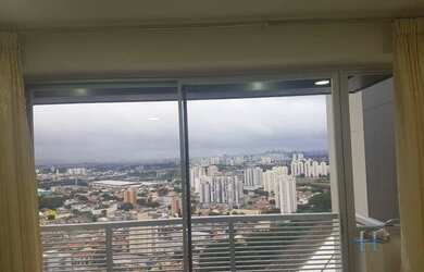 Imagem: O apartamento possui 1 Dormitório, 1 Banheiro, 1 Vaga na garagem