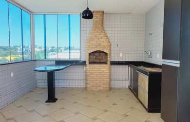 Imagem: O apartamento na cobertura possui 4 Dormitórios, 3 Banheiros