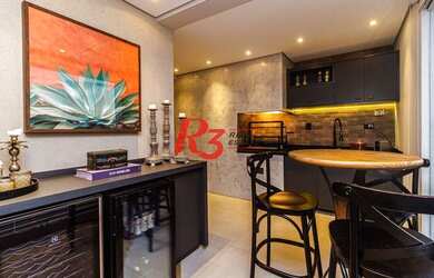 Imagem 7: Apartamento à venda, 108 m², 2 dormitórios, condomínio novo, com lazer. Gonzaga. Santos/SP