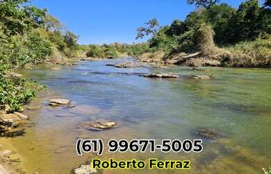 Imagem 4: Chácara 69mil Metros quadrados Padre Bernardo Na beira do rio