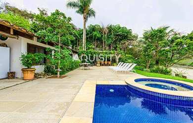 Imagem 9: Belíssima pé na areia à venda na praia do Iporanga Guarujá, 6 suítes,...