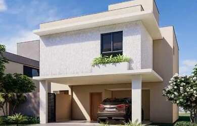 Imagem: A casa em condomínio possui 4 Dormitórios, 4 Banheiros, 2