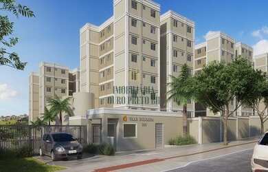 Imagem: O apartamento possui 2 Dormitórios, 1 Banheiro, 1 Vaga na garagem