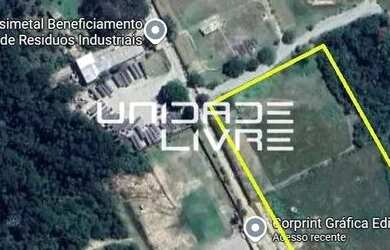 Imagem: O terreno possui 18.000m² de Área e está localizado em Taboão