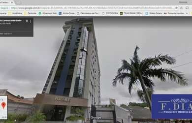 Imagem: O apartamento possui 1 Dormitório, 1 Banheiro, 1 Vaga na garagem