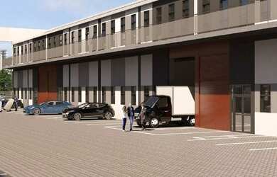 Imagem: O depósito possui 5 Vagas na garagem, 675m² de Área e está