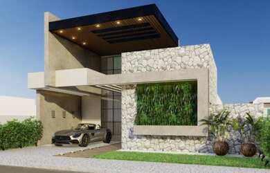 Imagem: A casa em condomínio possui 3 Dormitórios, 3 Banheiros, 4