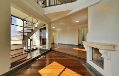 Imagem: O apartamento na cobertura possui 4 Dormitórios, 4 Banheiros