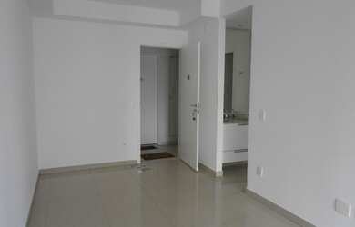 Imagem: O apartamento possui 1 Dormitório, 1 Banheiro, 1 Vaga na garagem