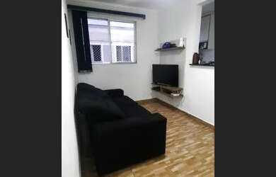 Imagem: O apartamento possui 2 Dormitórios, 1 Banheiro, 1 Vaga na garagem