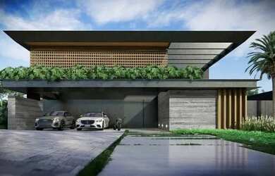 Imagem: A casa em condomínio possui 4 Dormitórios, 5 Banheiros, 4