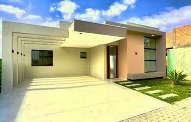 Imagem: A casa em condomínio possui 3 Dormitórios, 2 Banheiros, 4