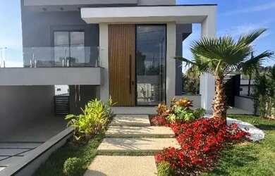 Imagem: A casa em condomínio possui 3 Dormitórios, 4 Banheiros, 4