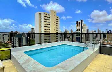 Imagem: O apartamento possui 1 Dormitório, 1 Banheiro, 1 Vaga na garagem