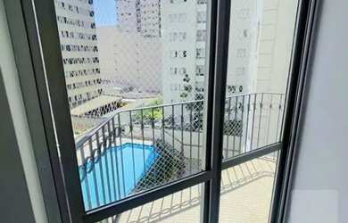 Imagem: O apartamento possui 1 Dormitório, 1 Banheiro, 1 Vaga na garagem