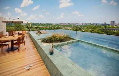 Imagem: O apartamento possui 2 Dormitórios, 1 Banheiro, 1 Vaga na garagem