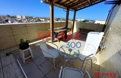 Imagem: O apartamento na cobertura possui 3 Dormitórios, 2 Banheiros