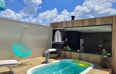 Imagem 1: Casa no Residencial New Ville, com 3 suítes e 4 vagas de garagem