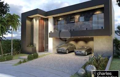 Imagem: A casa em condomínio possui 4 Dormitórios, 5 Banheiros, 4